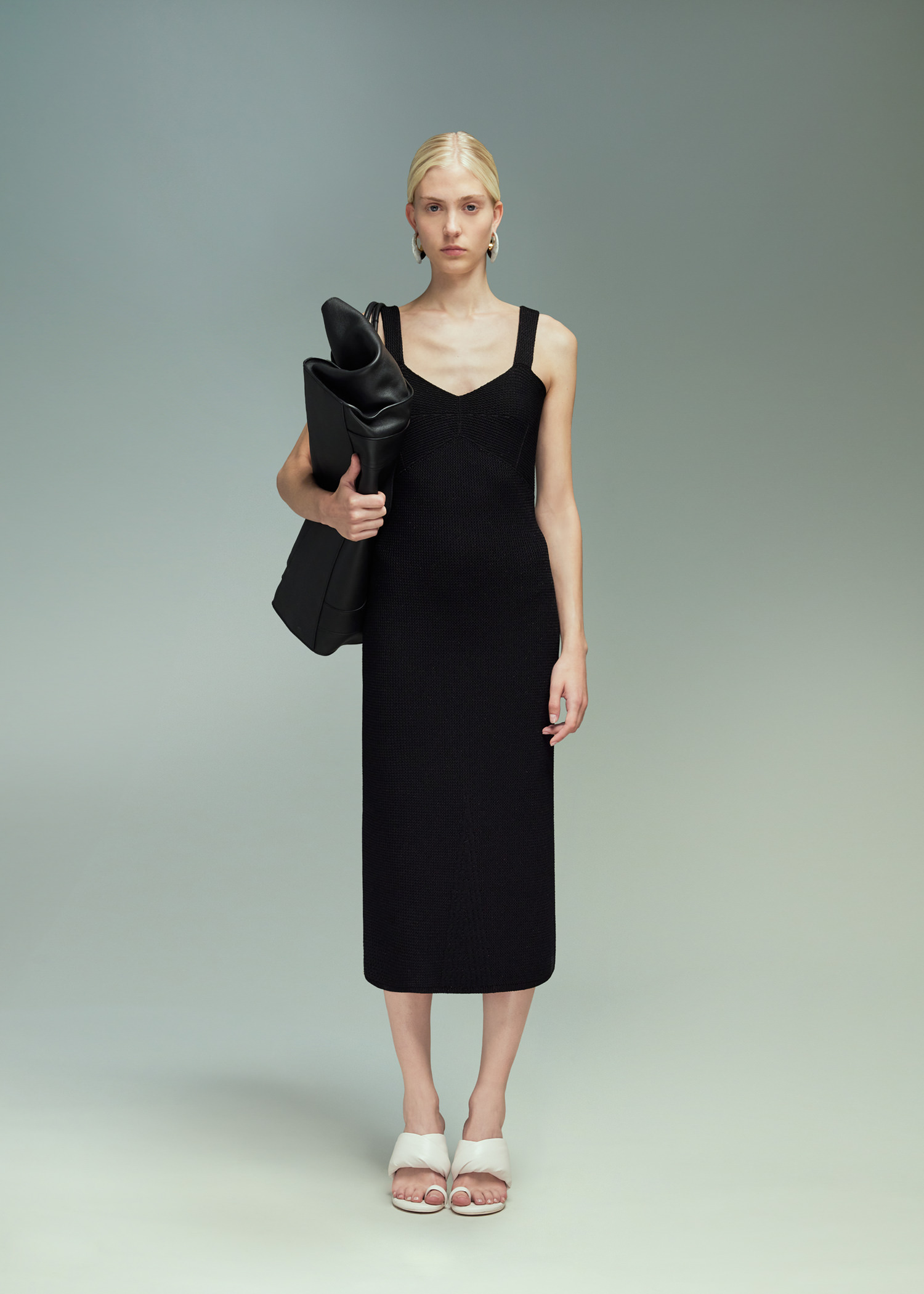 DEL CORE: SLIP VEST PENCIL DRESS