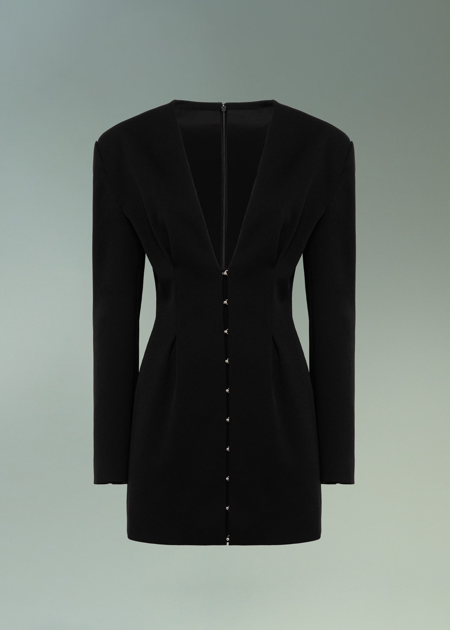 DEL CORE: DROPPED SHOULDER V-NECK MINI DRESS