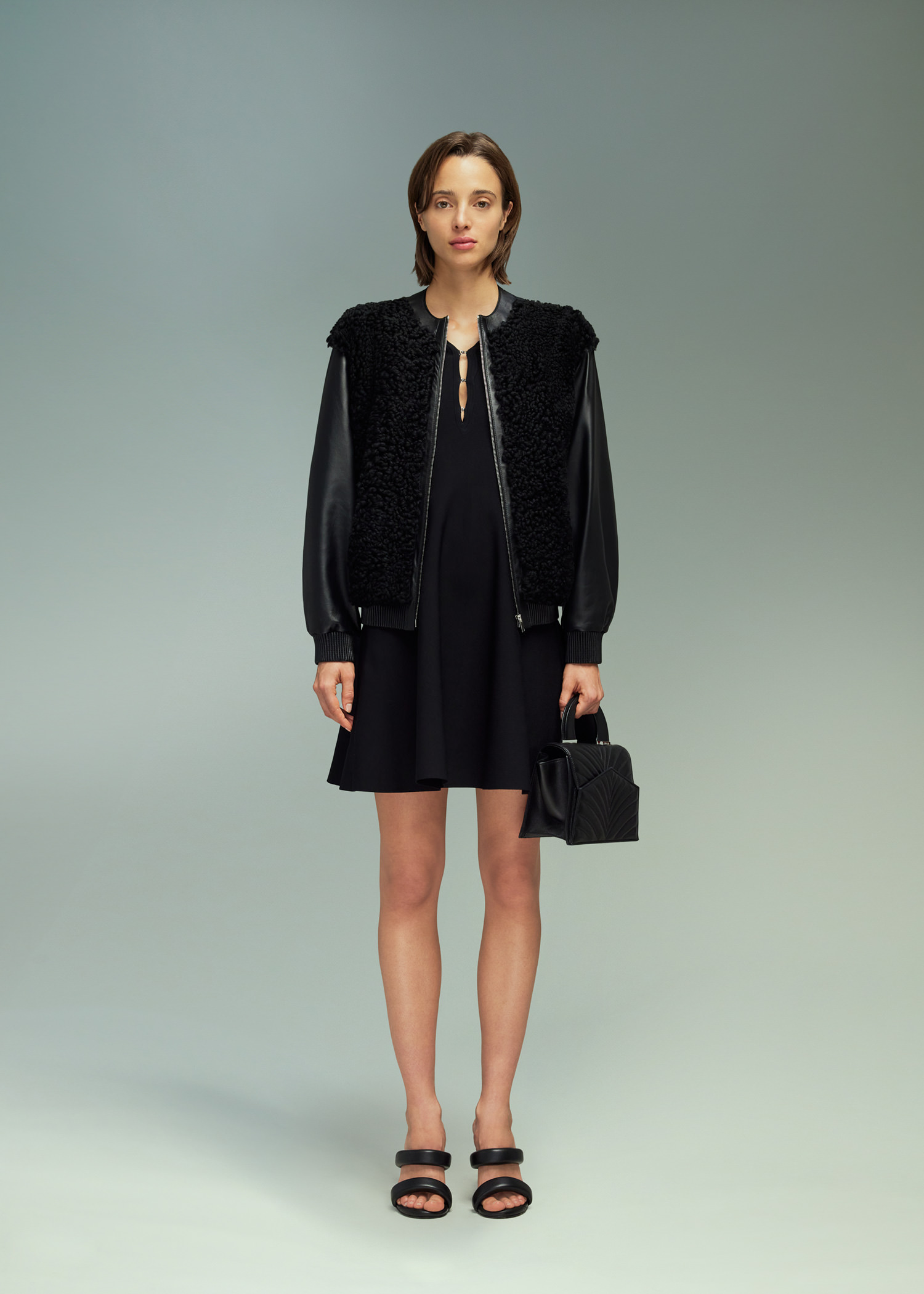 DEL CORE: BOMBER JACKET WITH ZIP