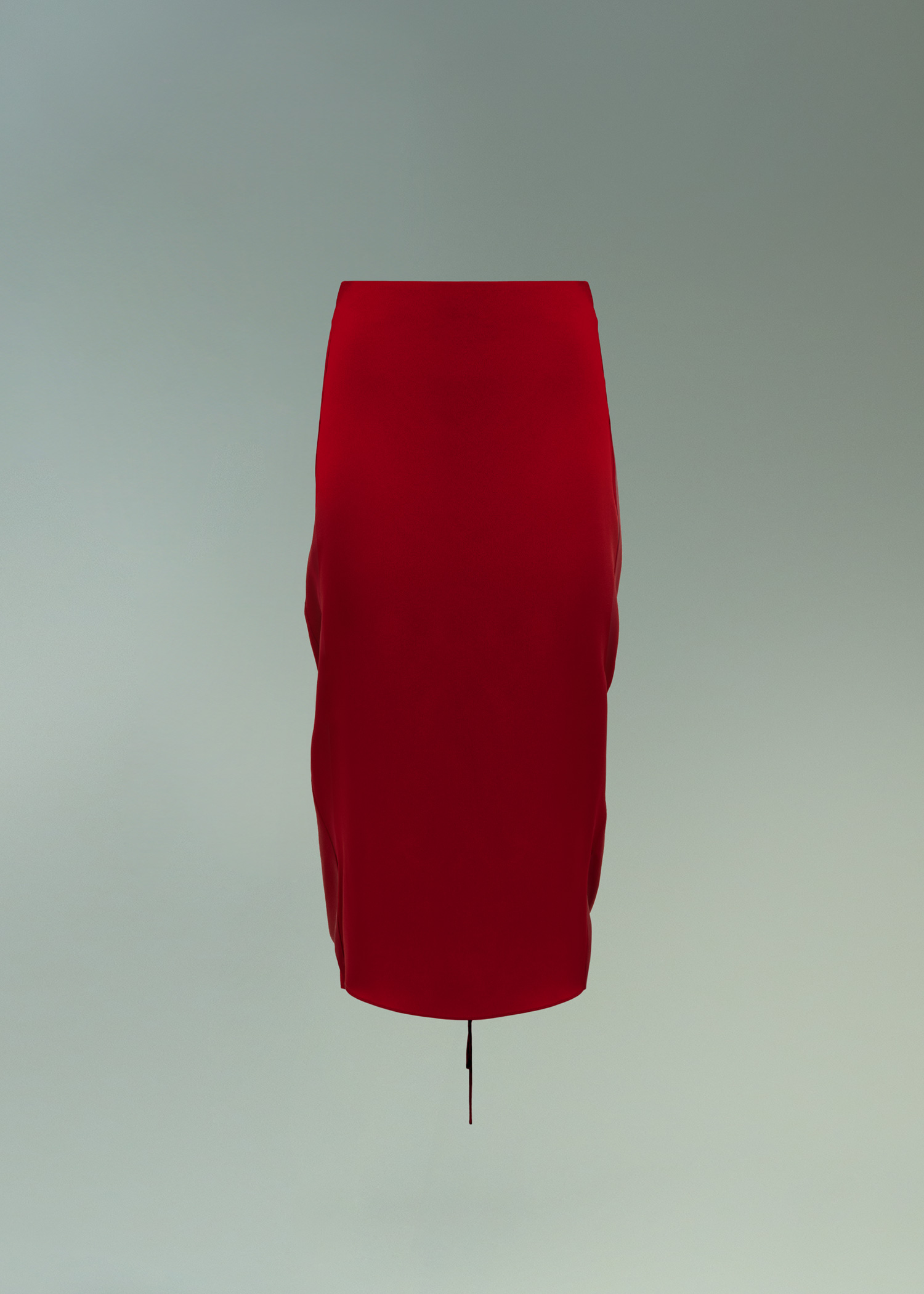DEL CORE: DRAWSTRING BACK PENCIL SKIRT