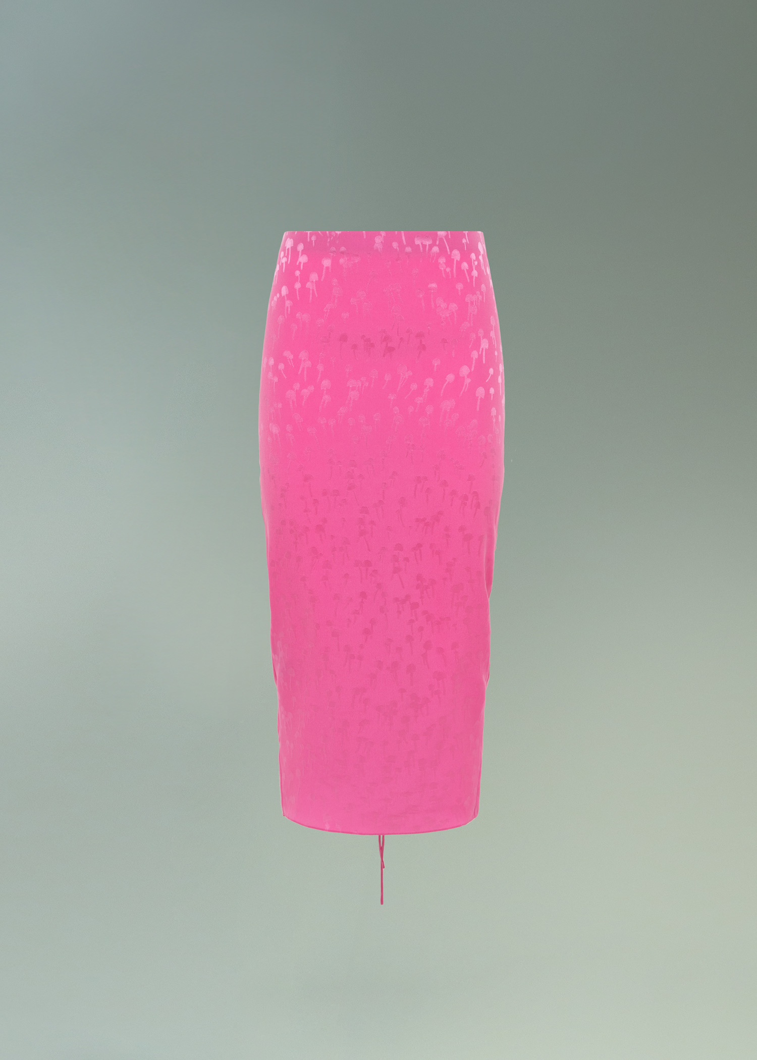 DEL CORE: BACK DRAWSTRING PENCIL SKIRT