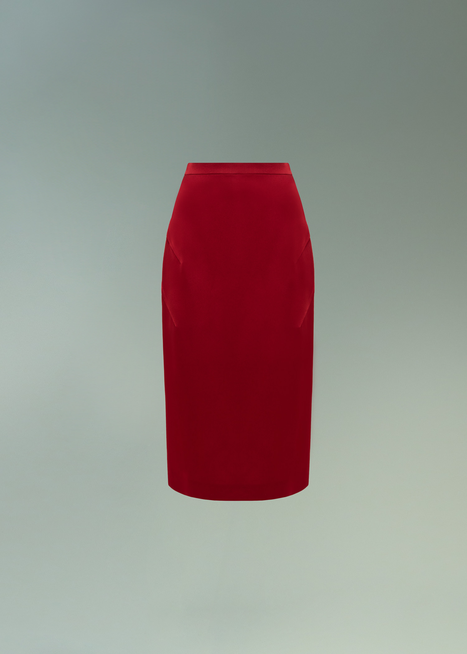 DEL CORE: 3D DART MIDI SKIRT