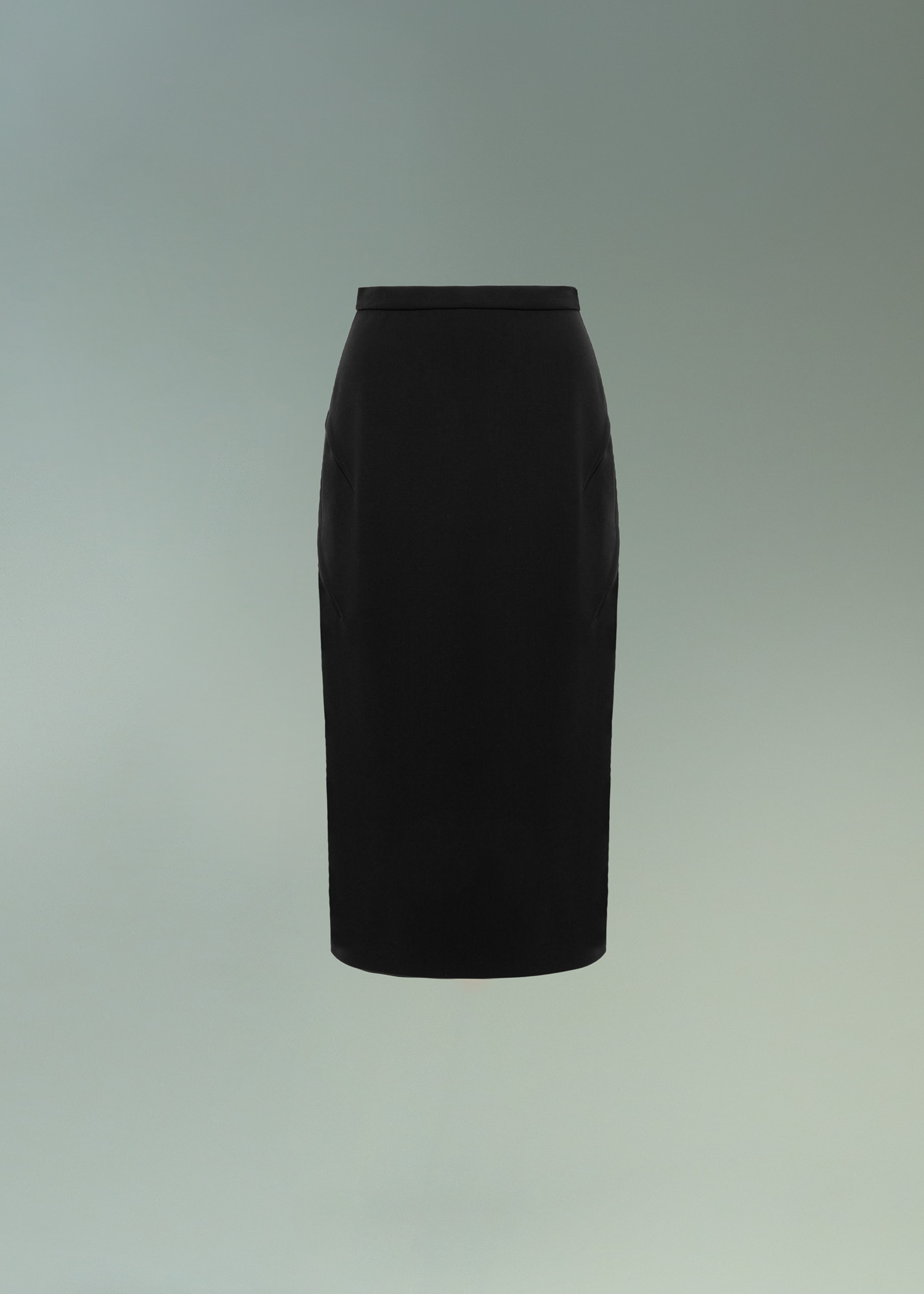 DEL CORE: 3D DART MIDI SKIRT