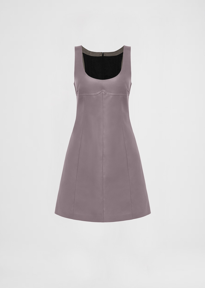 DEL CORE: MINI ABITO IN PELLE