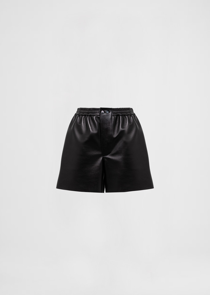 DEL CORE: PANTALONCINI IN NAPPA PLONGE