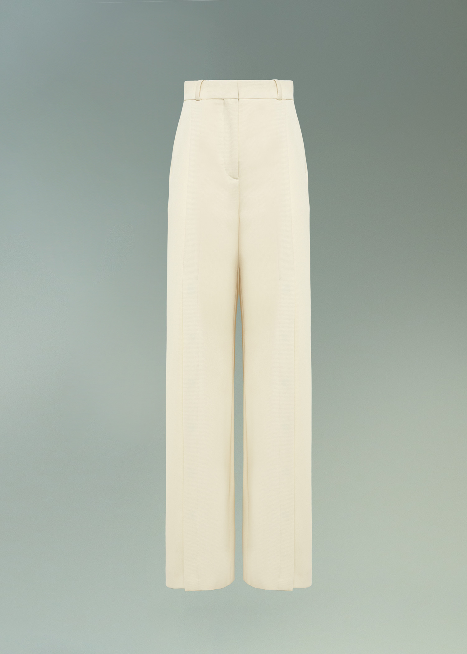 DEL CORE: WIDE LEGGED TROUSERS WITH BUTTON FRONT DETAIL