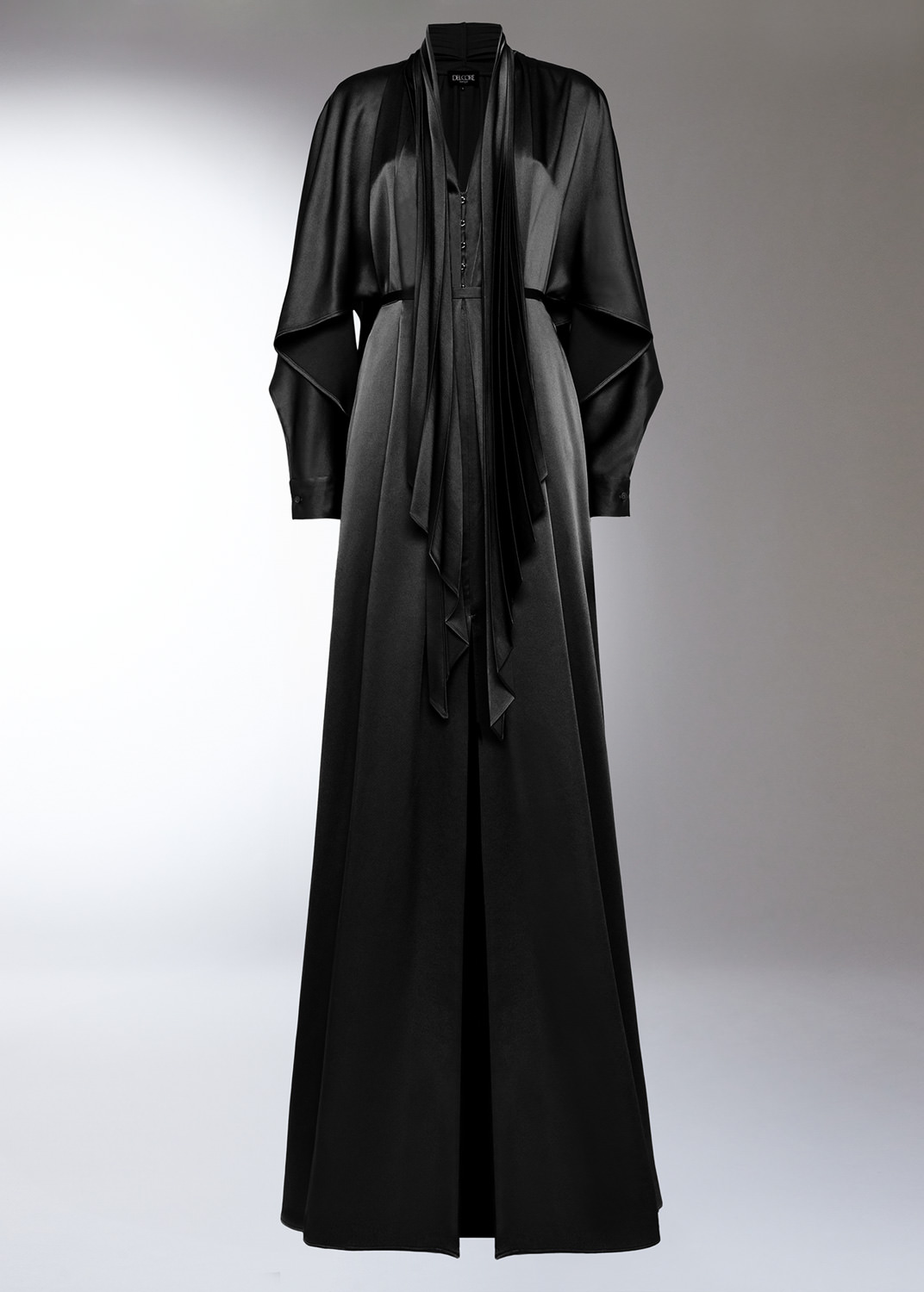 ワンピース DEL CORE SABL JERSEY DRESS LONG ONE SHOULDER ROUCHED VISCOSE JERSEY GOWN | DEL CORE