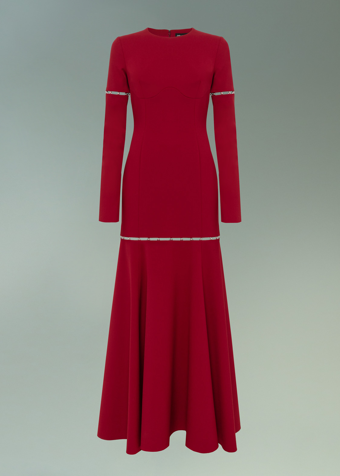 DEL CORE: DECONSTRUCTED SIREN SKIRT DRESS WITH MUSHROOM HOOKS