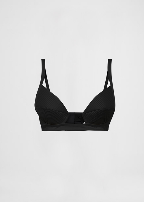 DEL CORE BRA CON IMPUNTURE IN SATIN