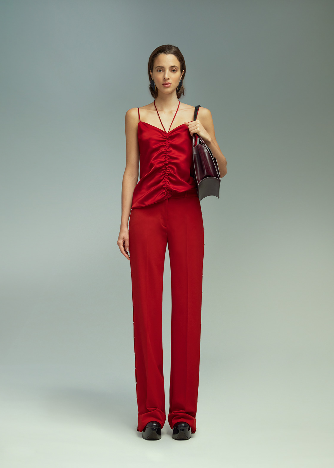 DEL CORE: CAMISOLE TOP WITH DRAWSTRING DETAIL
