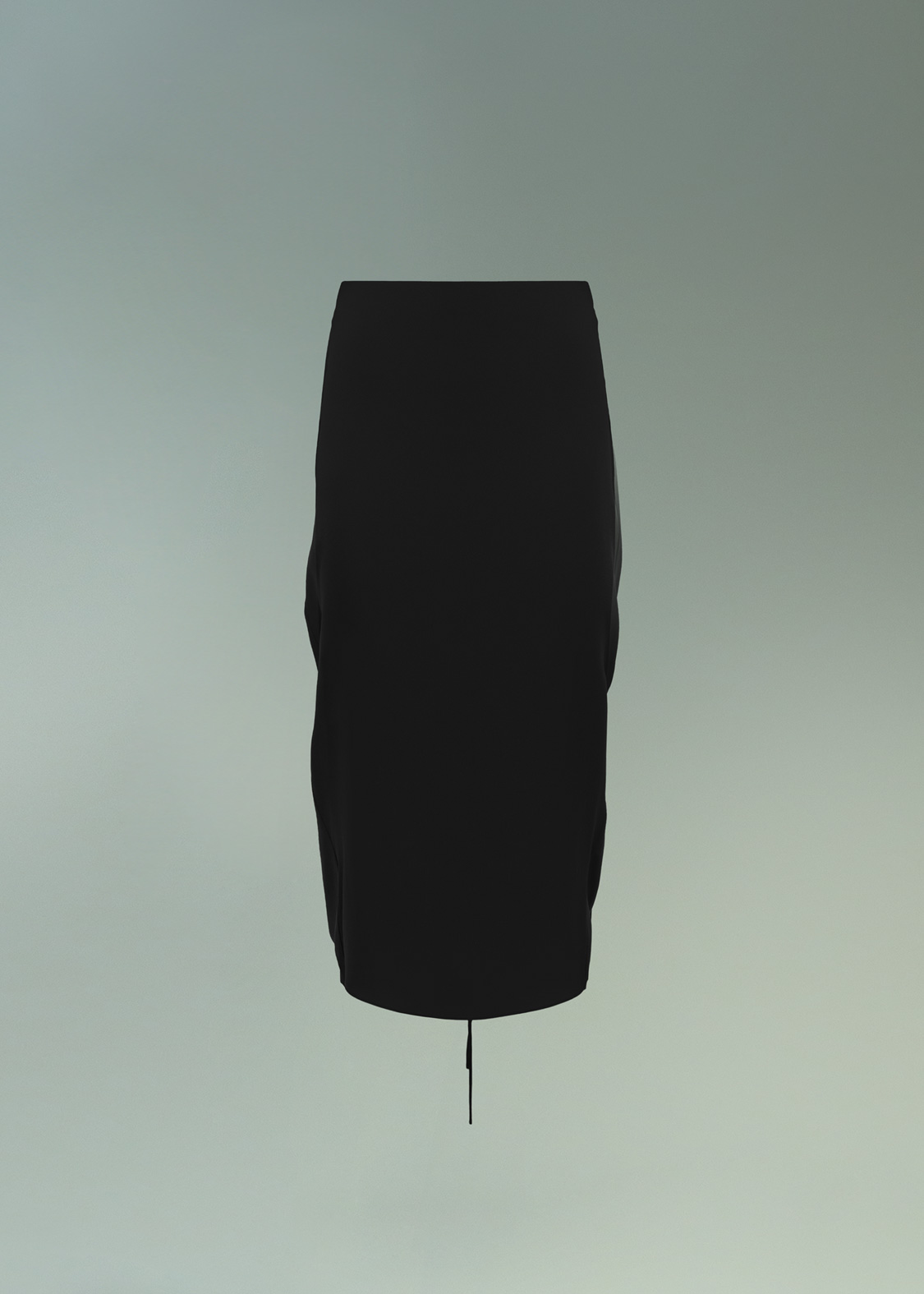 DEL CORE: DRAWSTRING BACK PENCIL SKIRT