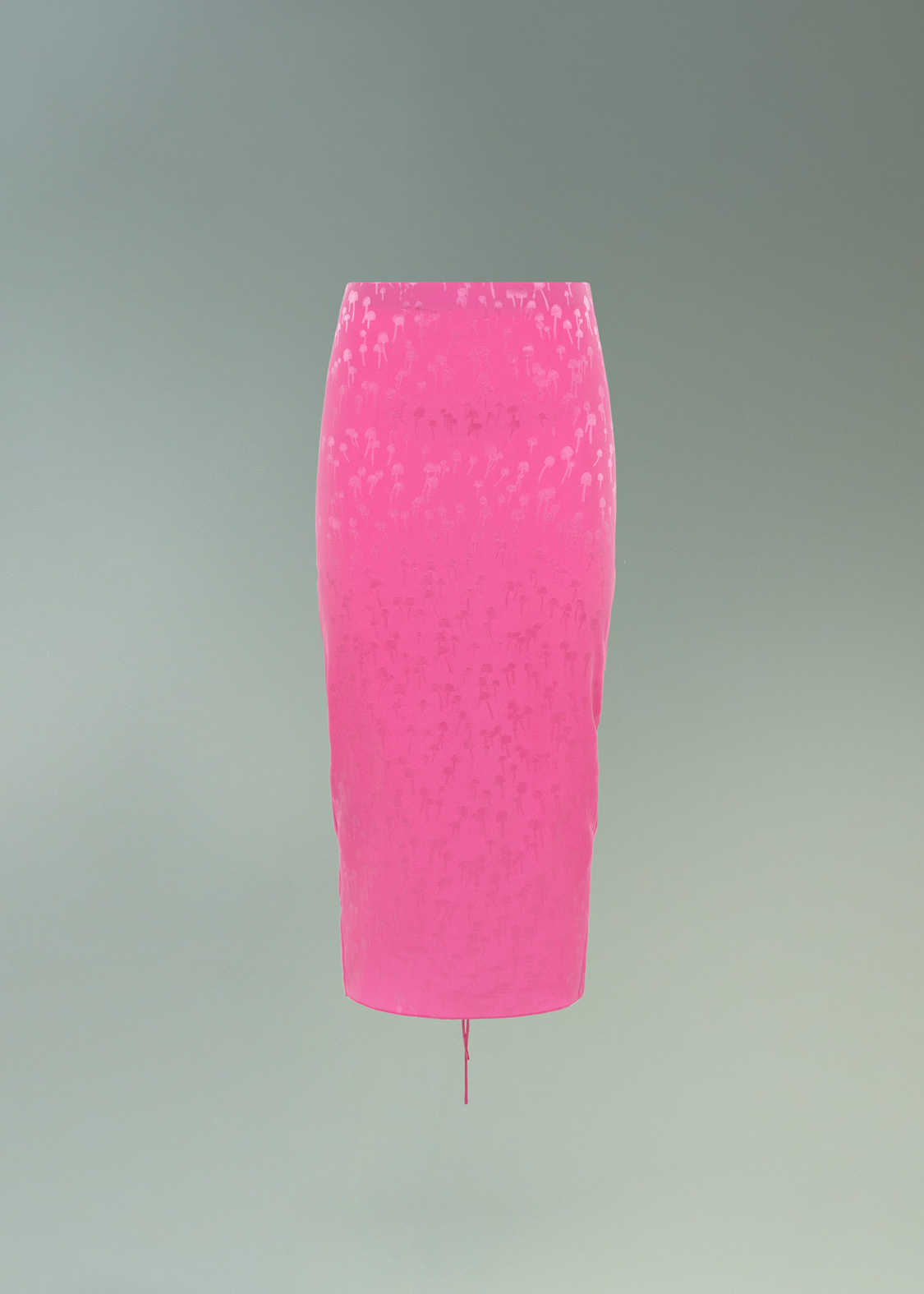 DEL CORE: BACK DRAWSTRING PENCIL SKIRT