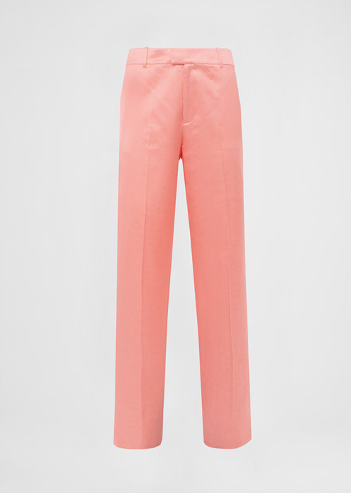 DEL CORE LOW RISE SATIN VISCOSE STRAIGHT LEG TROUSER