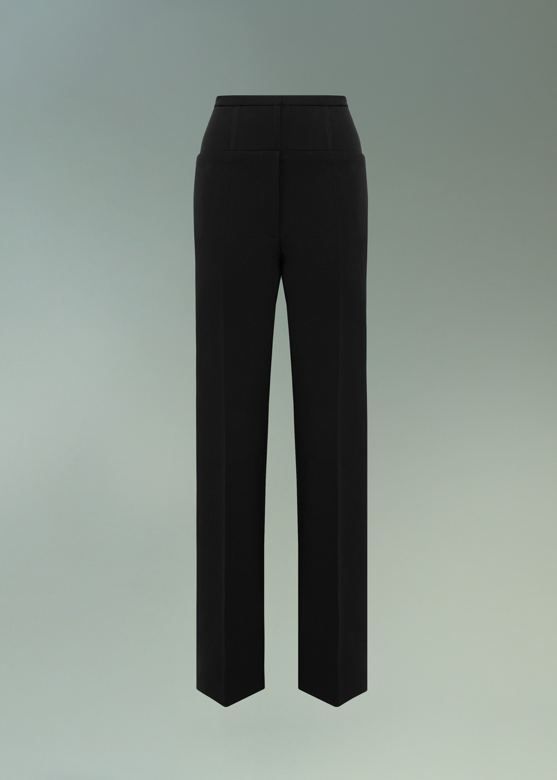 DEL CORE: CORSET WAIST CIGARETTE TROUSERS