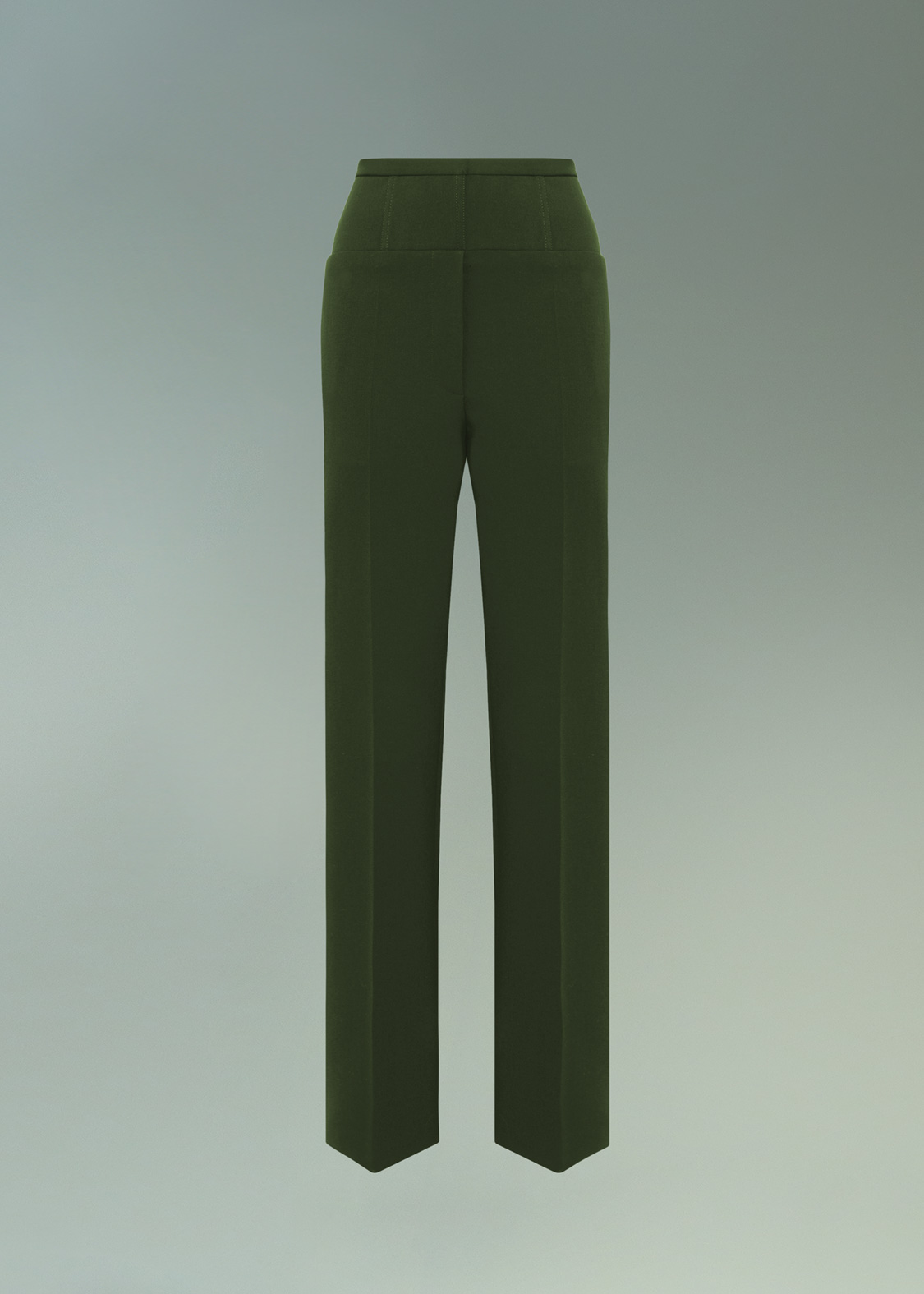 DEL CORE CORSET WAIST CIGARETTE TROUSERS