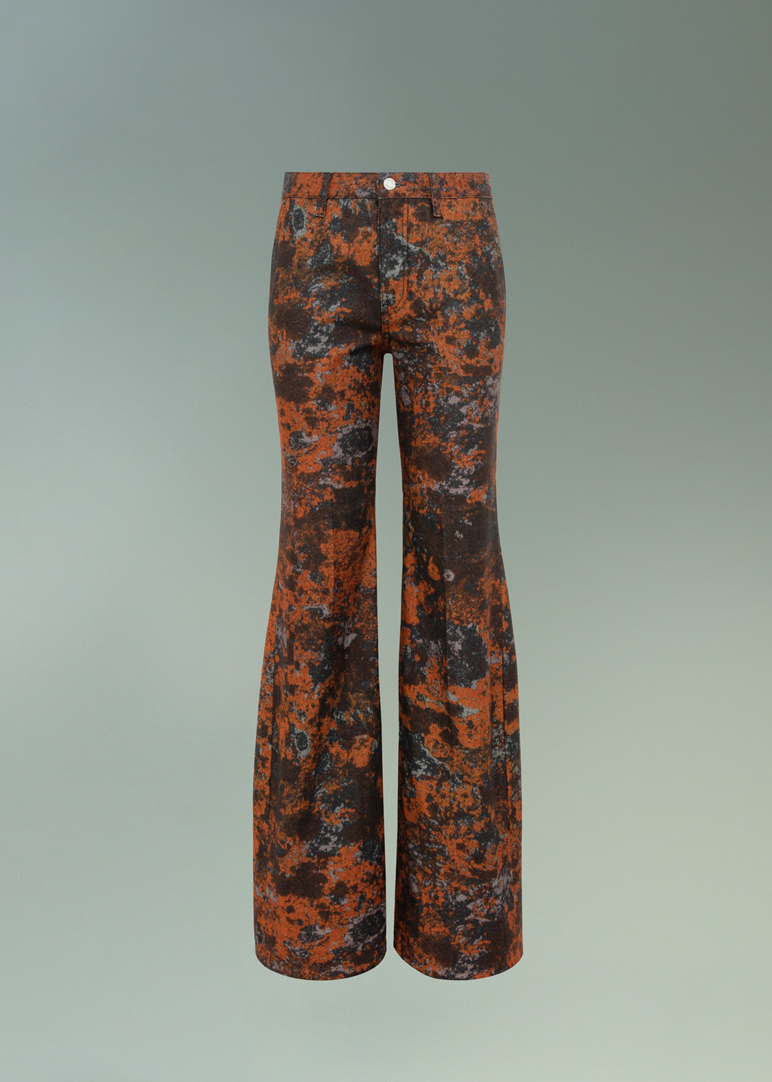 DEL CORE: SCULPTED BOOT CUT DENIM TROUSERS