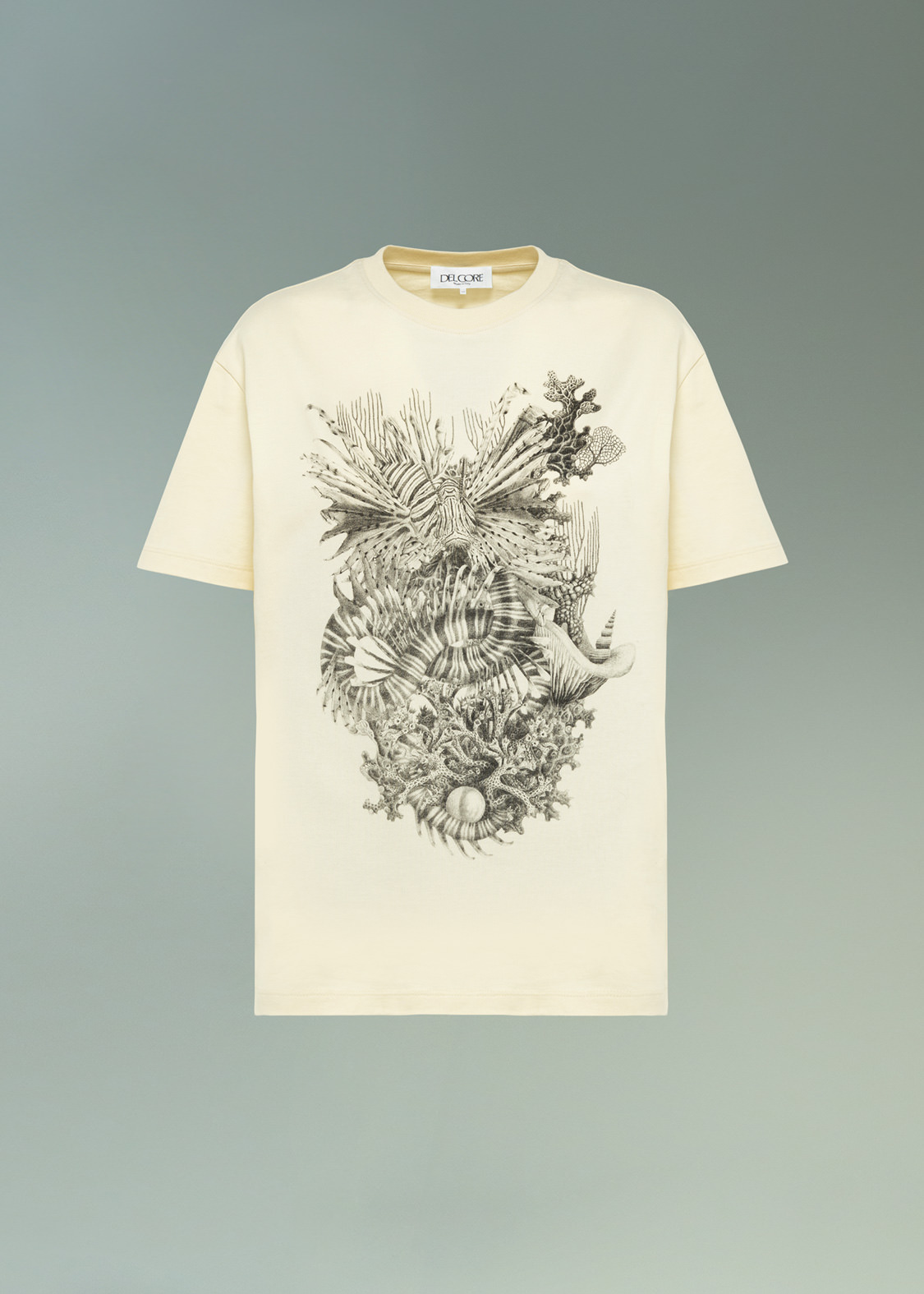 DEL CORE T-SHIRT CON STAMPA CORALLO