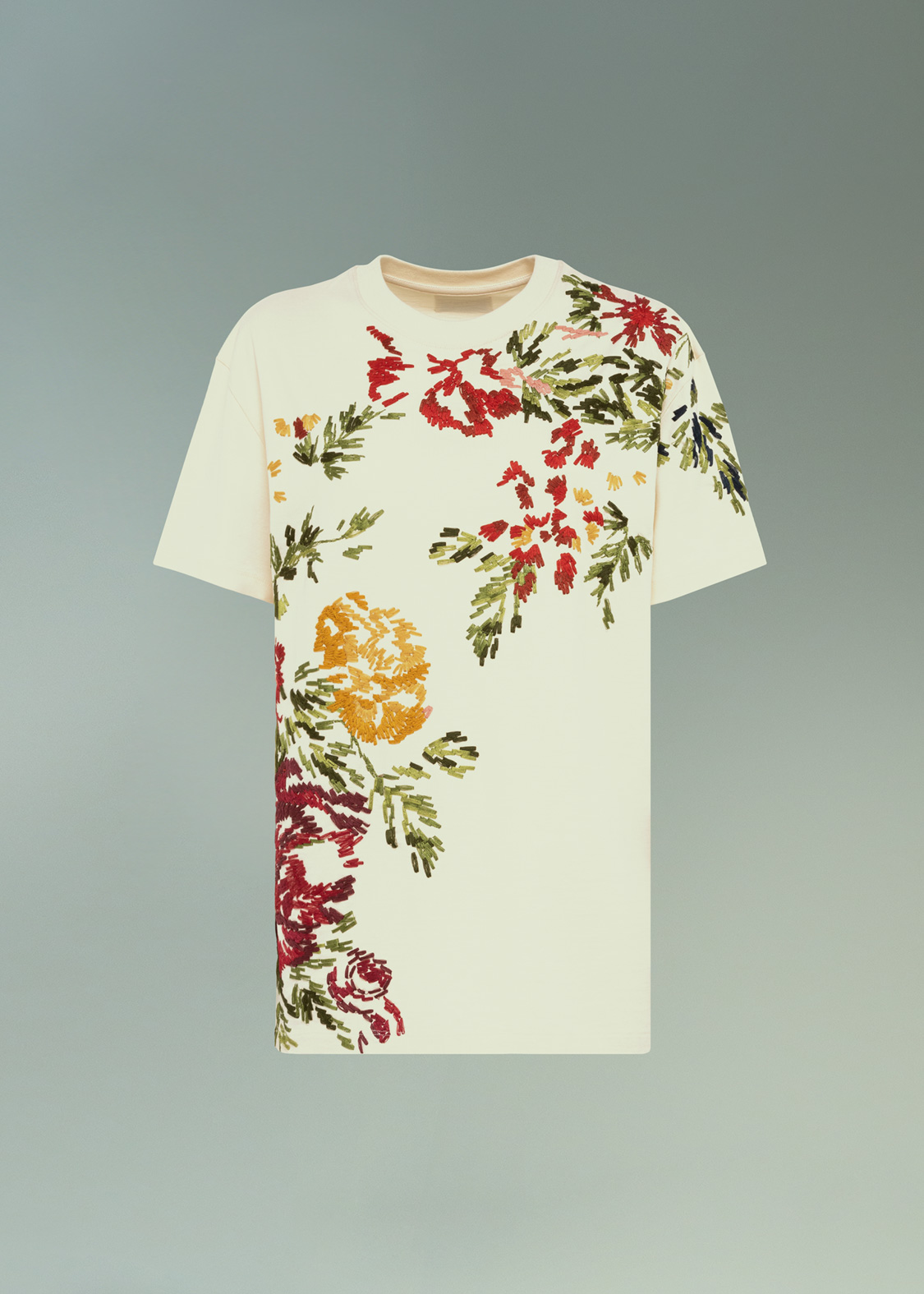 DEL CORE: BOXY T-SHIRT WITH EMBROIDERY