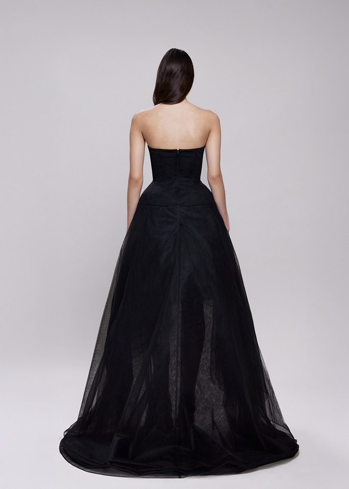 DEL CORE: BUSTIER GOWN