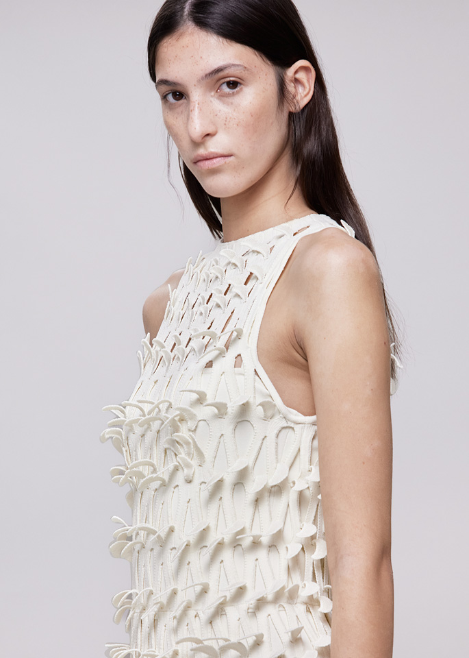 DEL CORE: ABITO LUNGO CON SCOLLO HALTER
