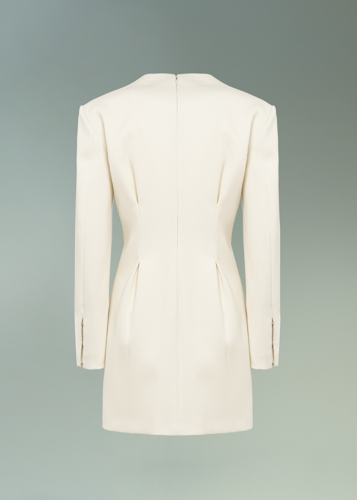DEL CORE: DROPPED SHOULDER V-NECK MINI DRESS