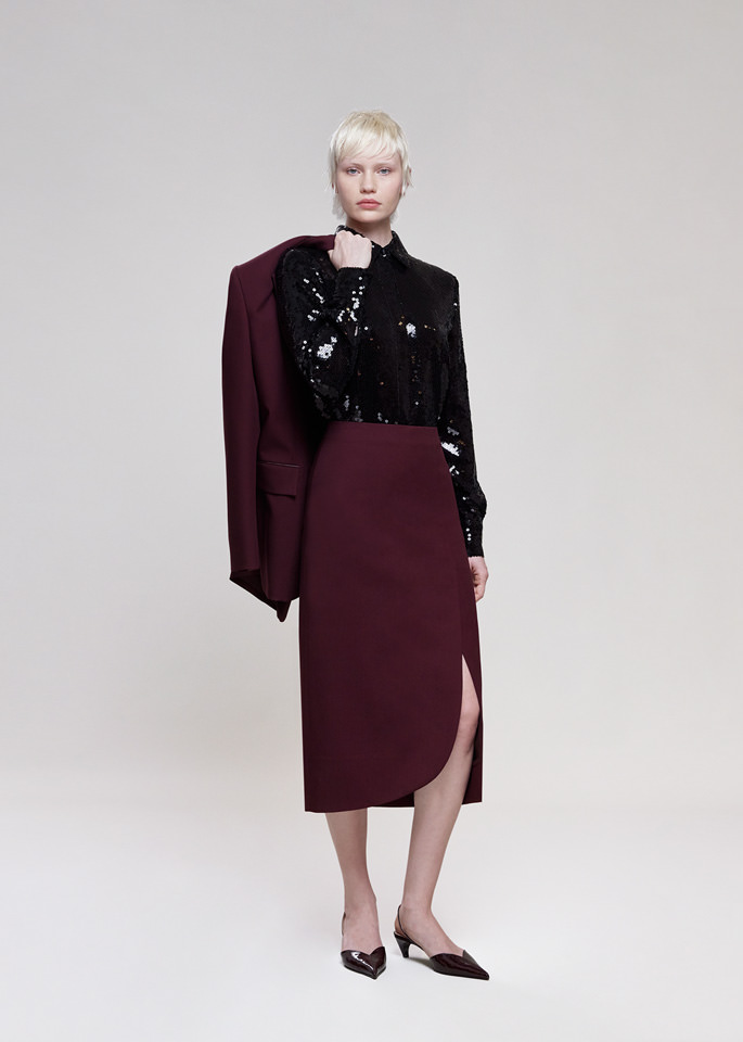 DEL CORE: CLASSIC FIT SEQUIN SHIRT