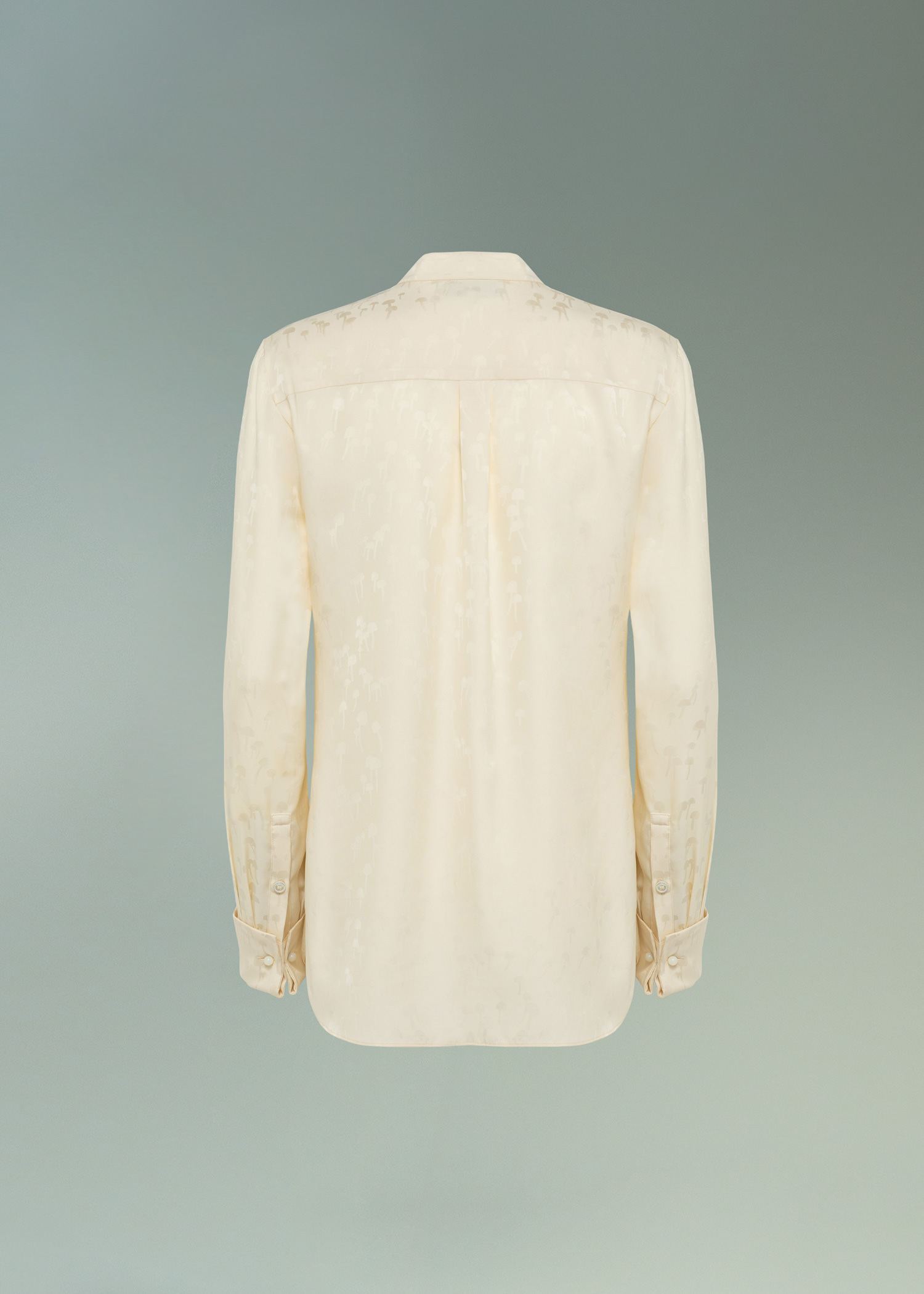 DEL CORE: SHIRT WITH WRAP DETAIL AND STAND COLLAR