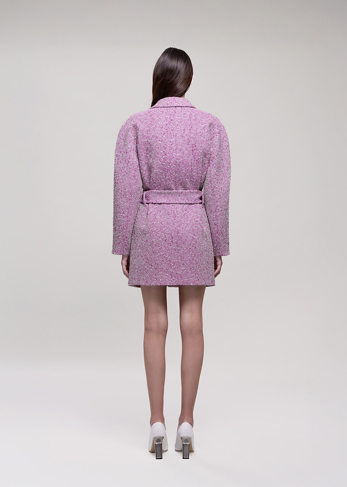 DEL CORE: CAPPOTTO CON COLLO A SCIALLE