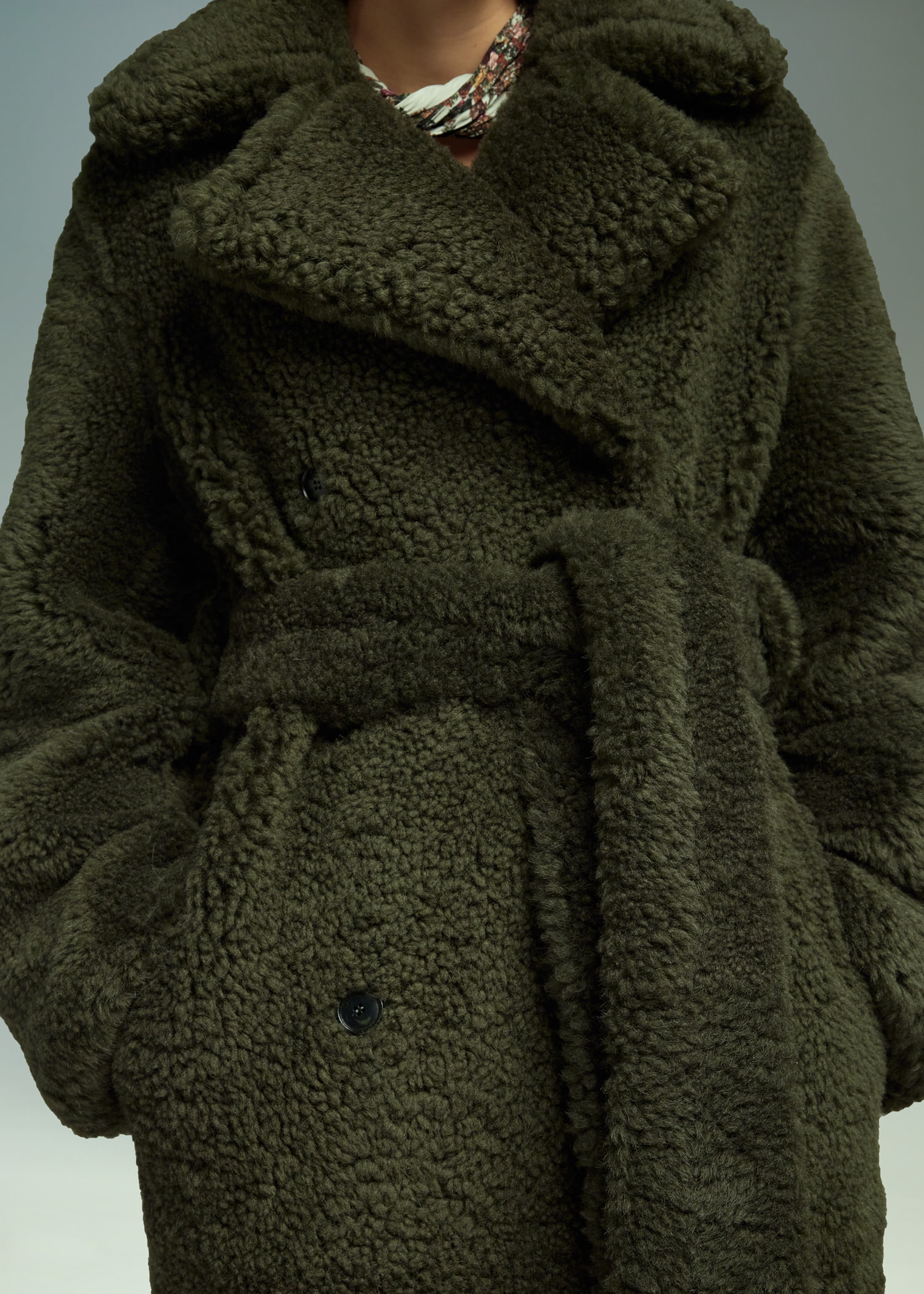 DEL CORE: SHEARLING COAT
