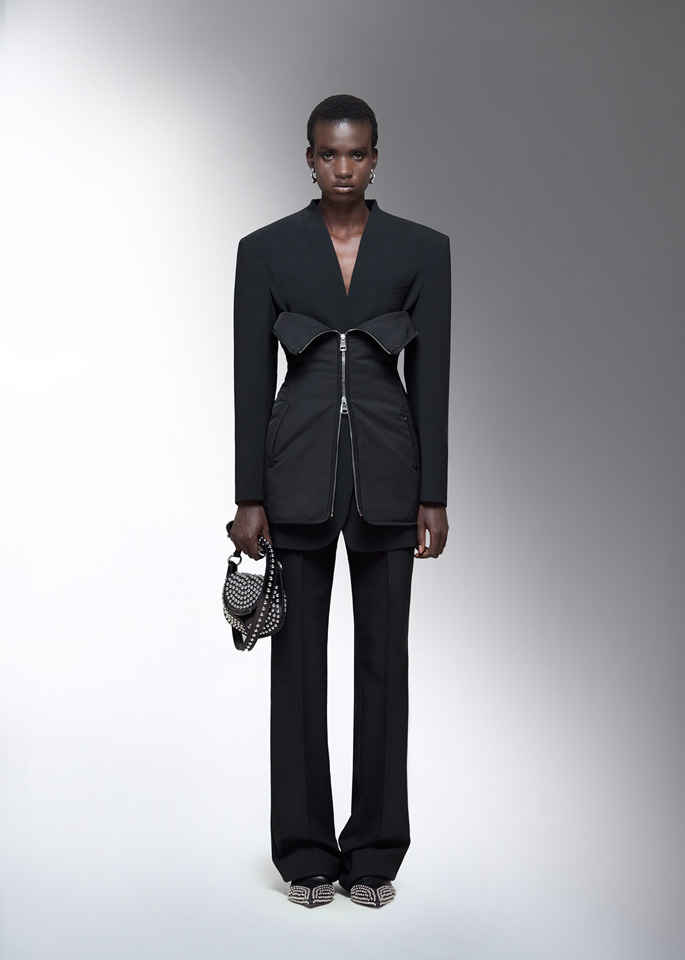 DEL CORE: BOXY JACKET WITH SIDE ZIPPER