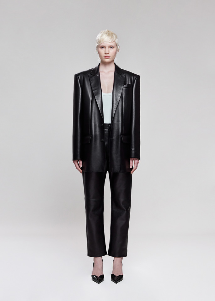 DEL CORE: SINGLE BREASTED PEAK LAPEL 