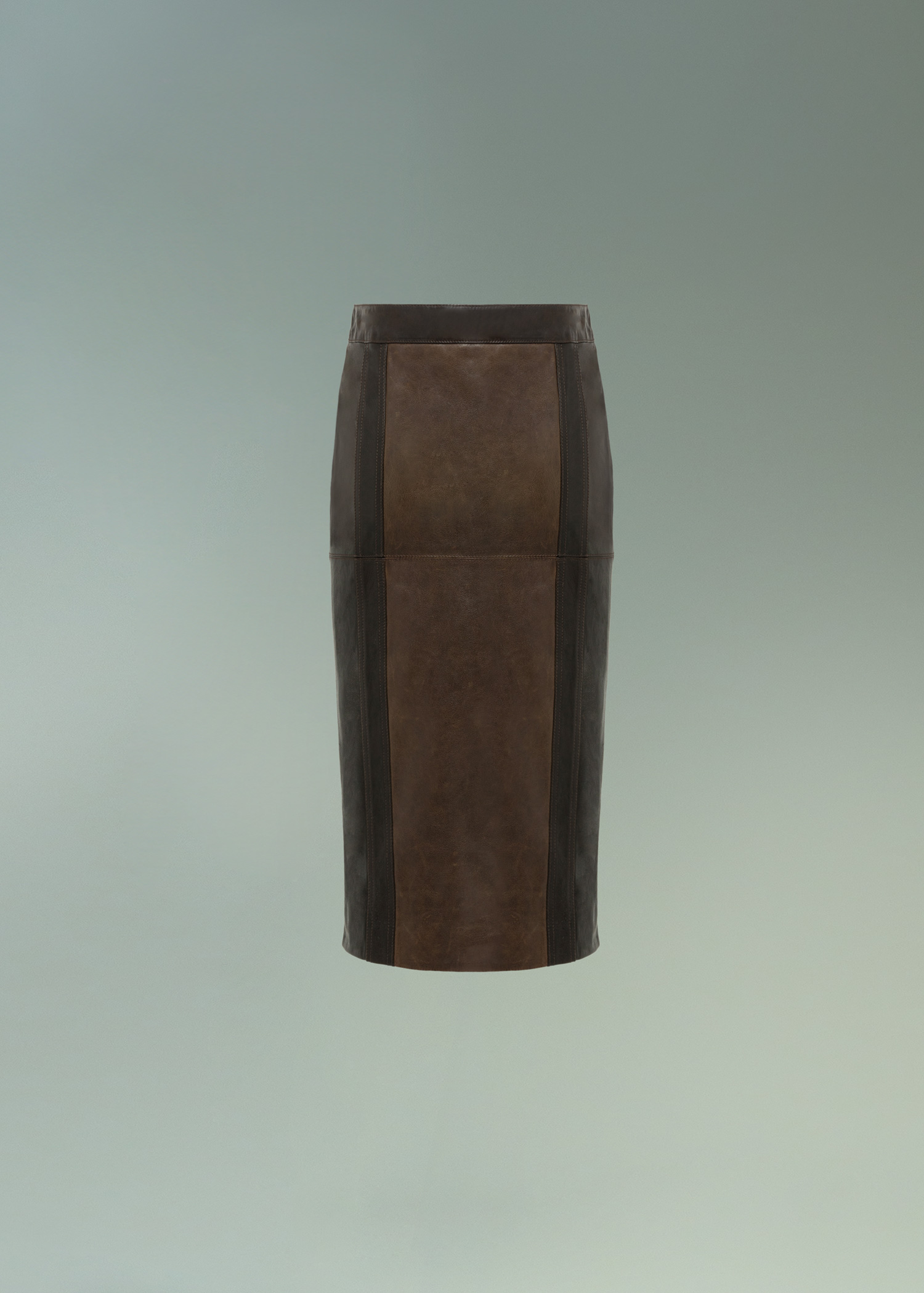 DEL CORE: PANELED PENCIL SKIRT