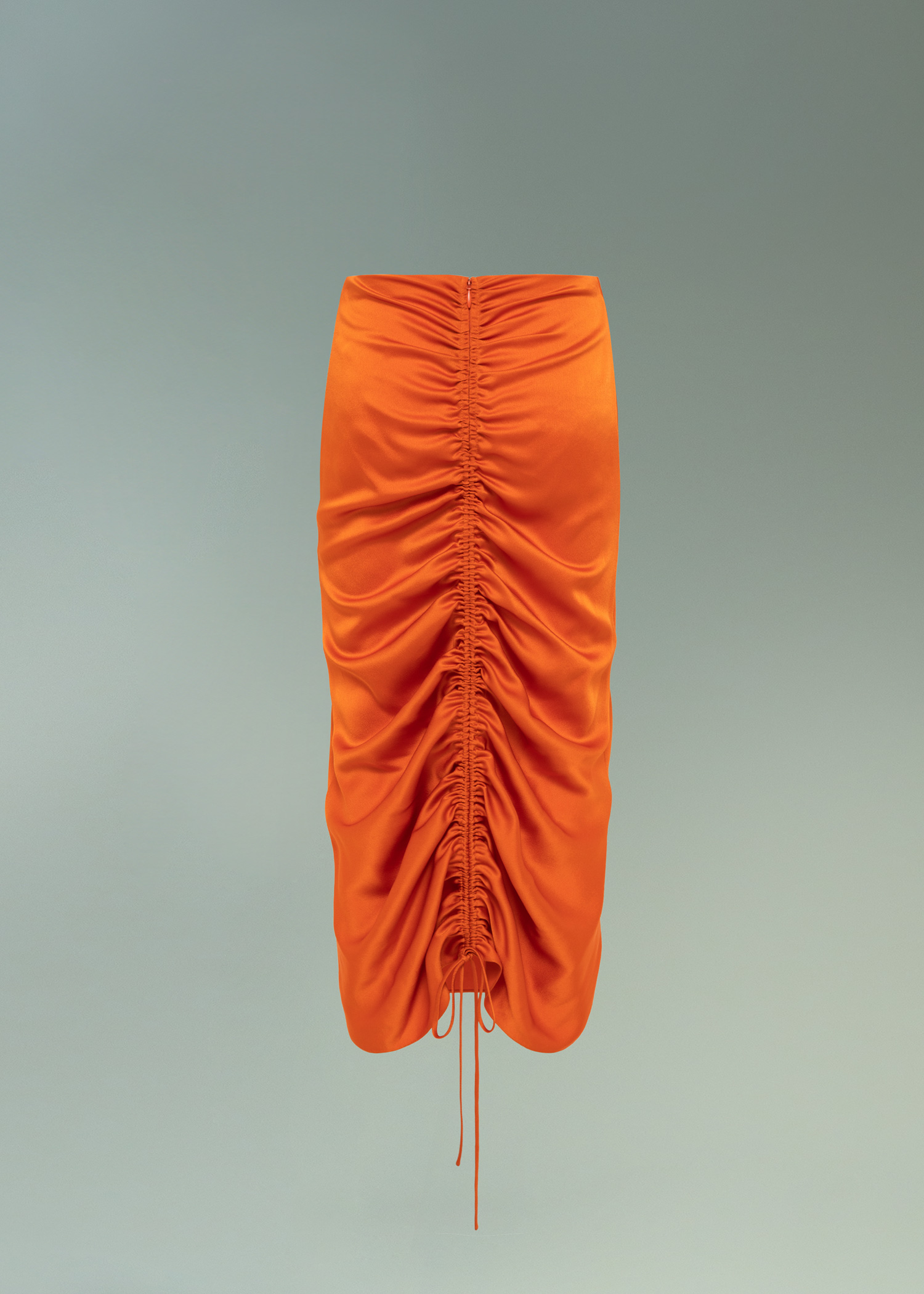 DEL CORE: DRAWSTRING BACK PENCIL SKIRT