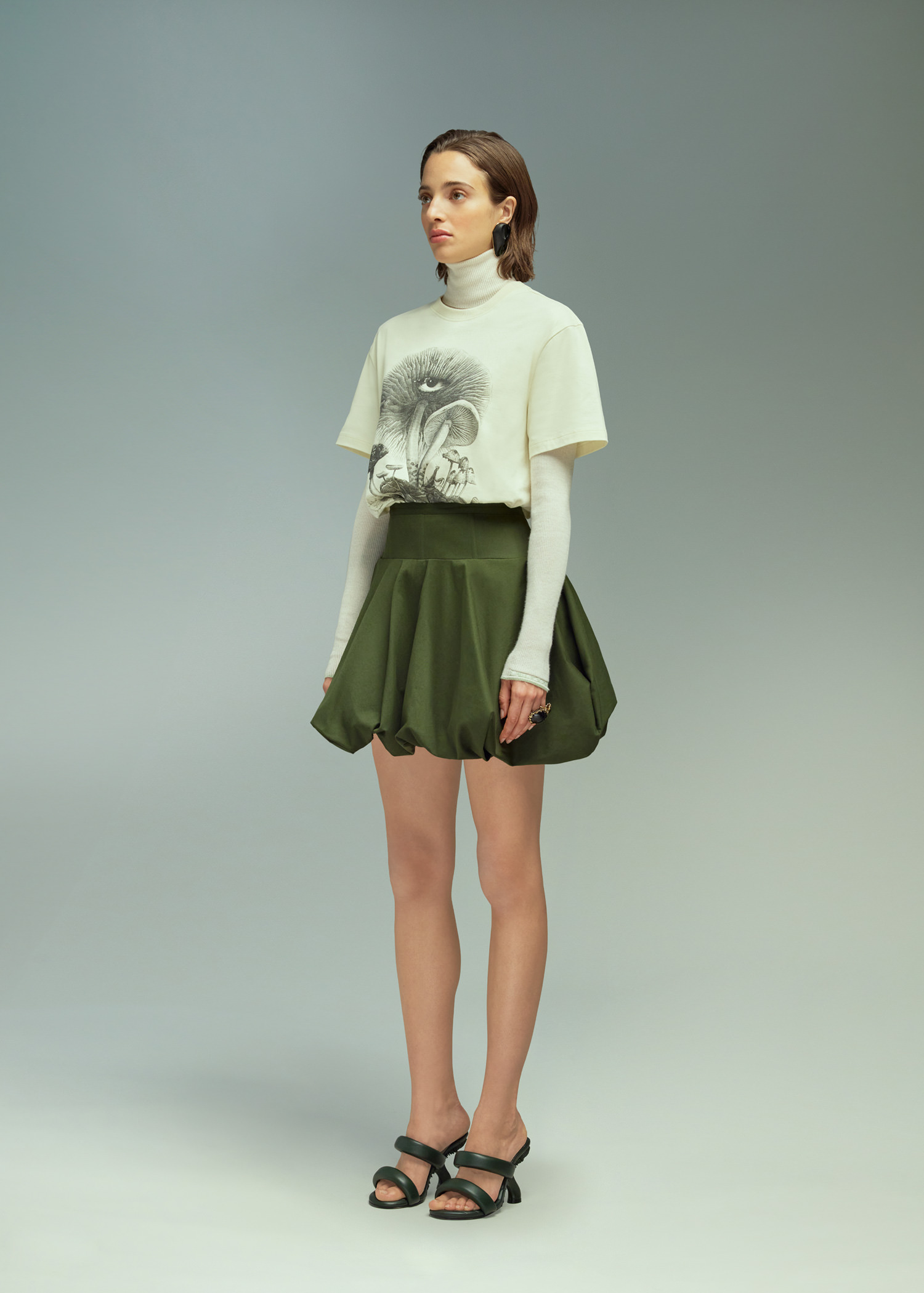 DEL CORE: CORSET WAIST BALLOON SKIRT