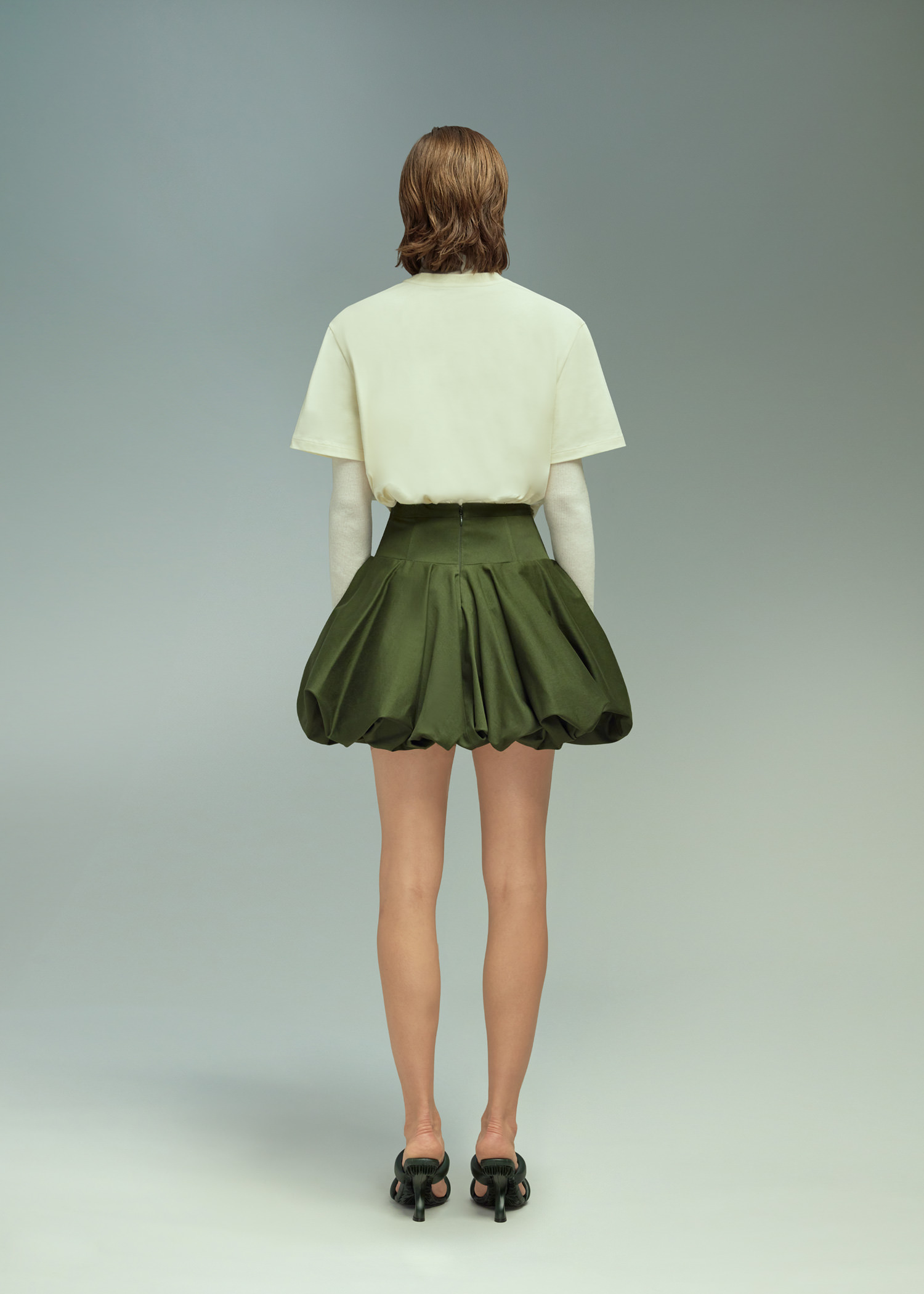 DEL CORE: CORSET WAIST BALLOON SKIRT