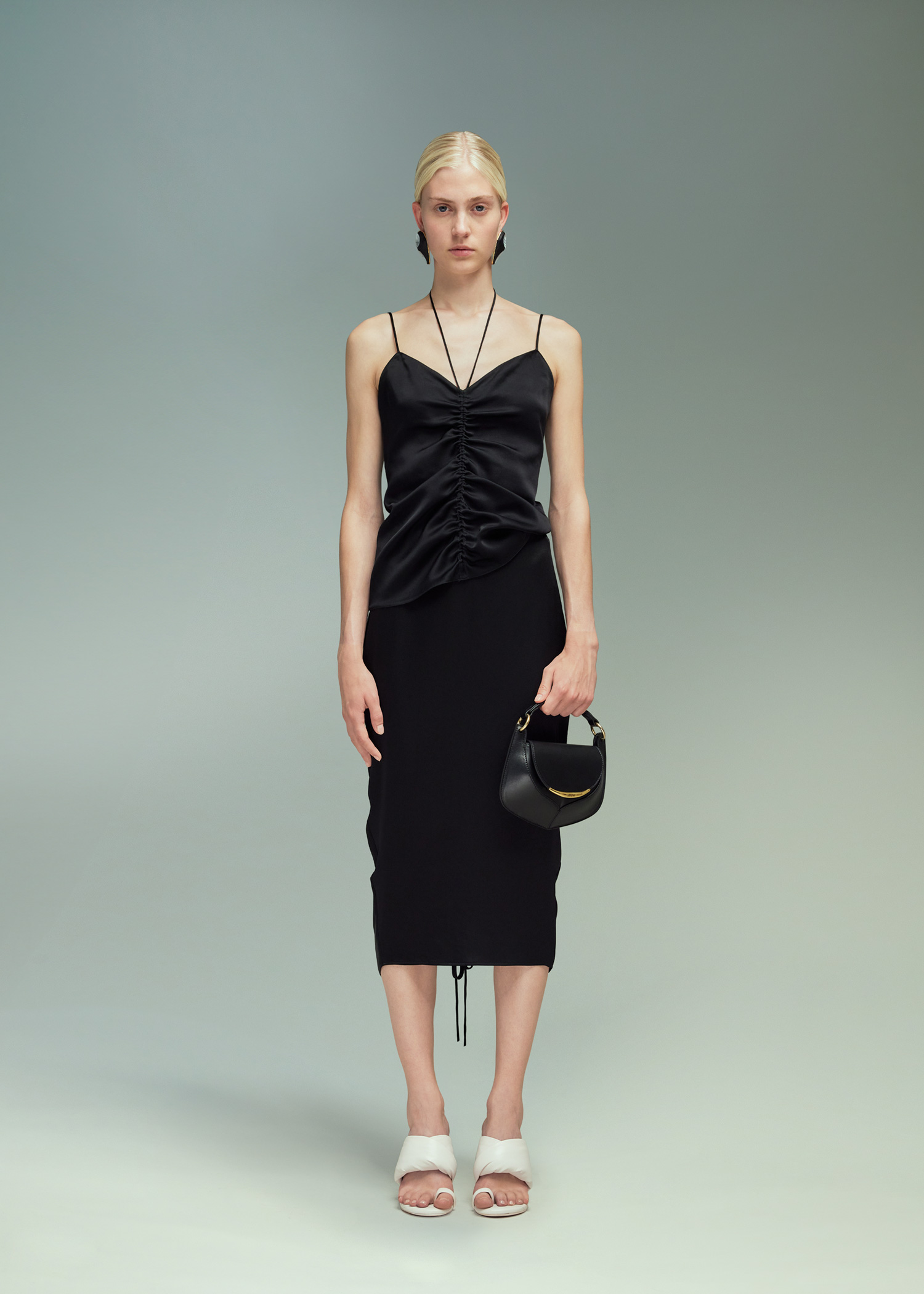 DEL CORE: GONNA A TUBINO CON COULISSE SUL RETRO