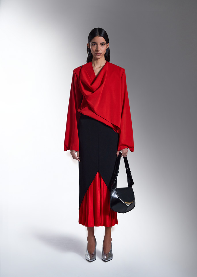 DEL CORE: TAILCOAT SKIRT