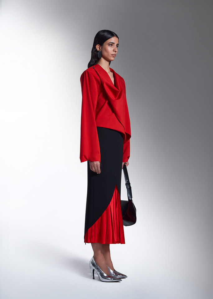 DEL CORE: TAILCOAT SKIRT