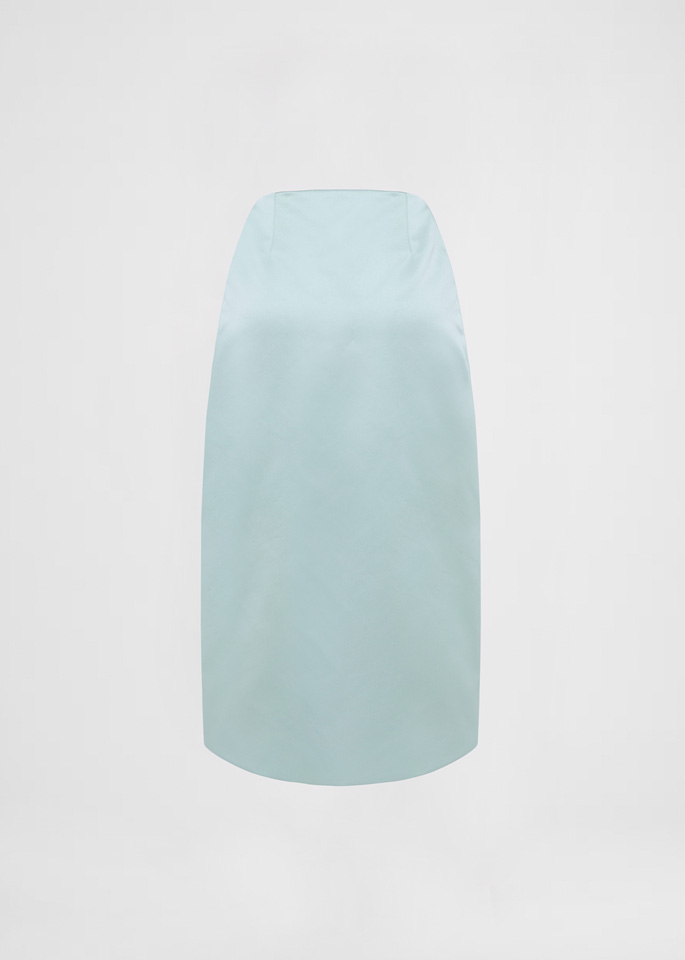DEL CORE: STRAIGHT MIDI SKIRT