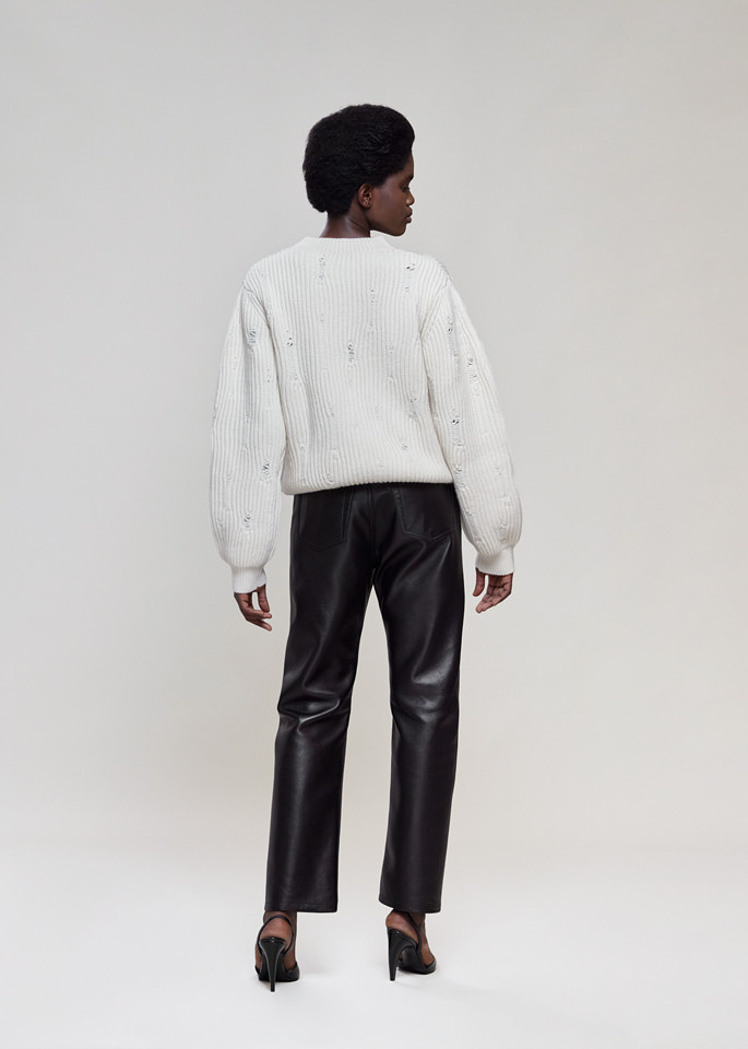 DEL CORE: WOOL CASHMERE CREW NECK KNIT