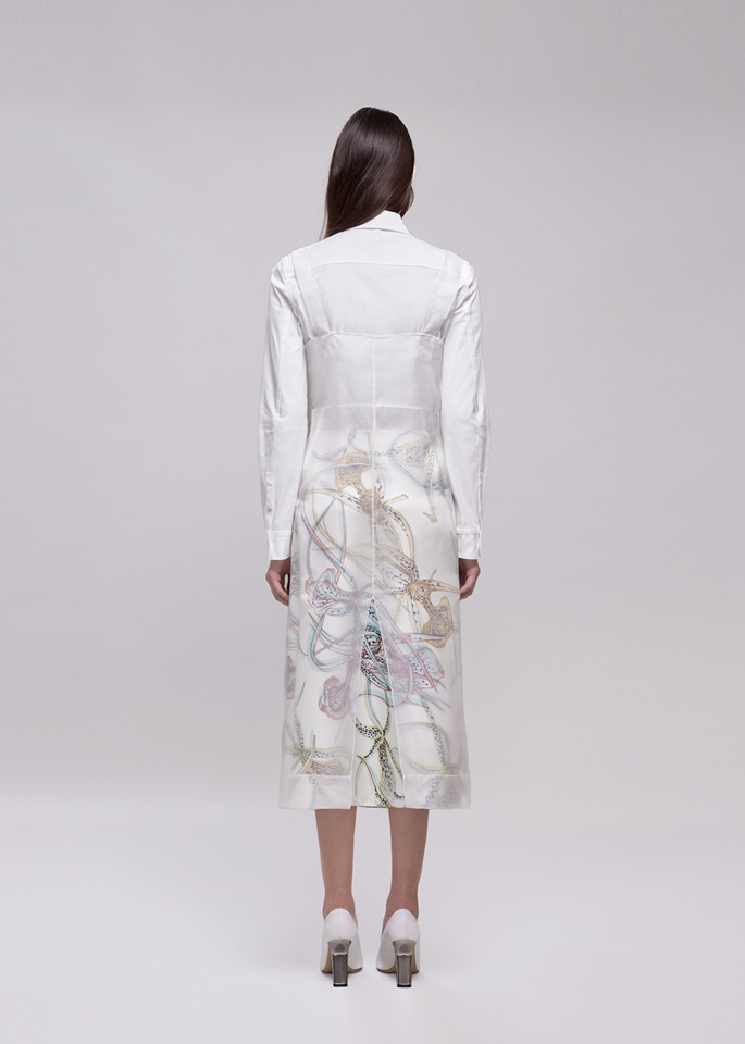 DEL CORE: MINI DRESS WITH PADDED STRAPS AND OPEN BACK