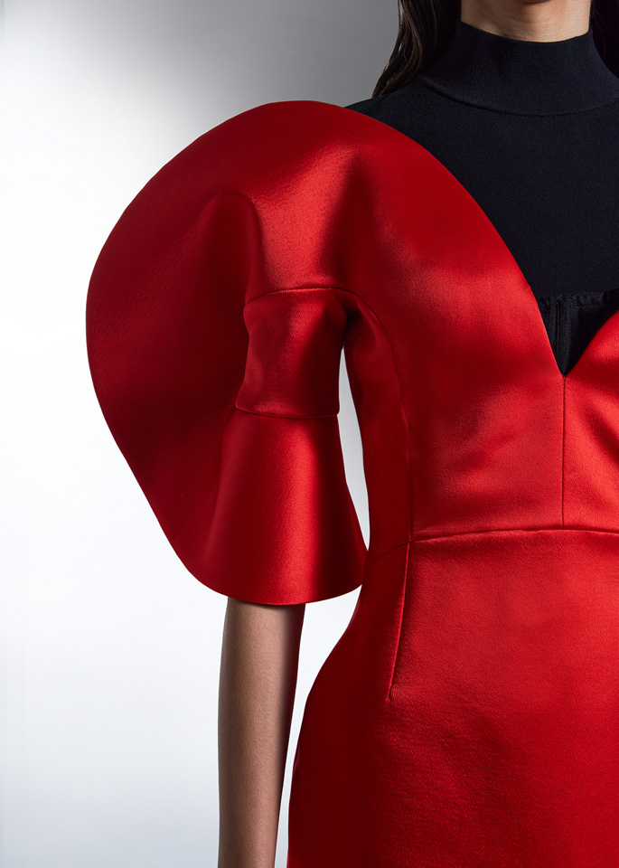 DEL CORE: PETAL SLEEVE MINI DRESS