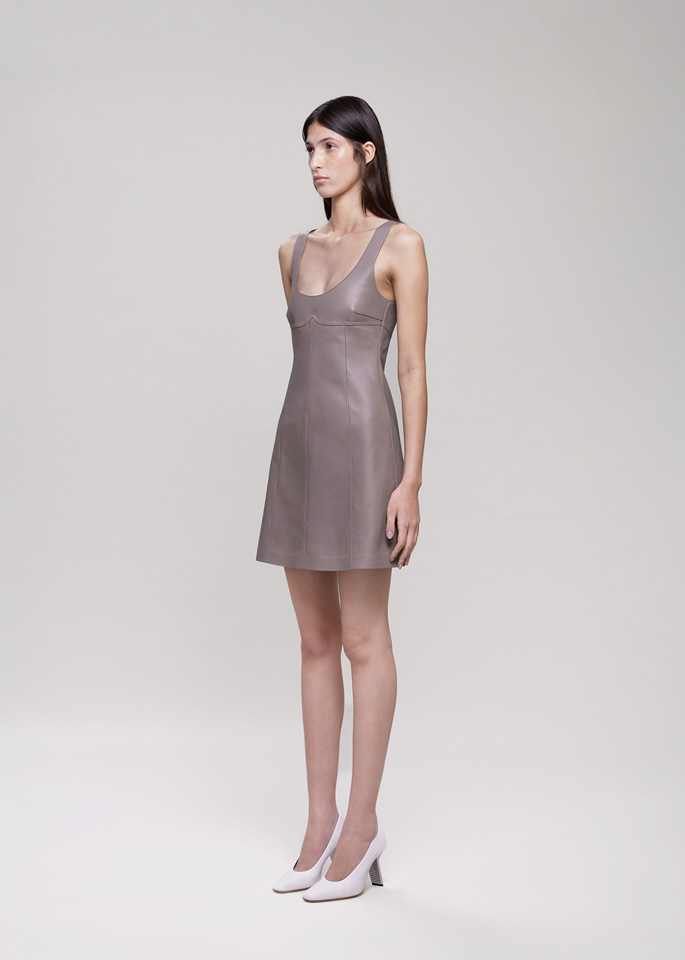 DEL CORE: MINI LEATHER DRESS