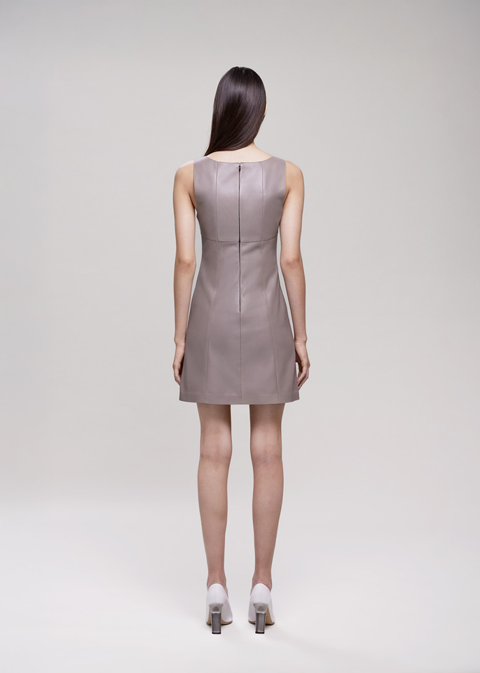 DEL CORE: MINI LEATHER DRESS