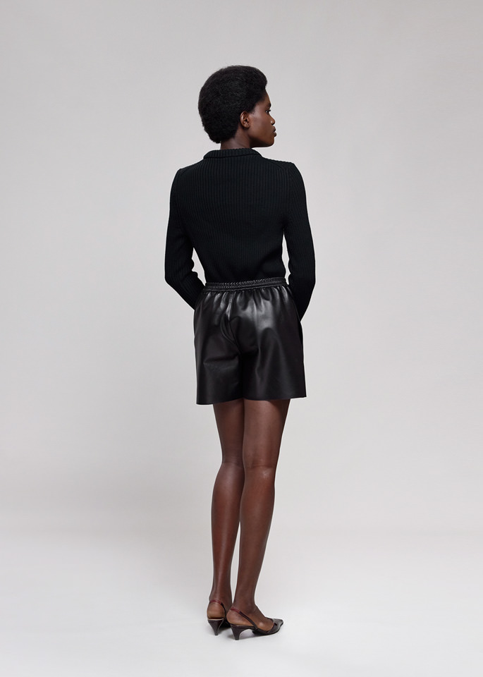 DEL CORE: BOXER SHORTS IN LAMBSKIN PLONGE