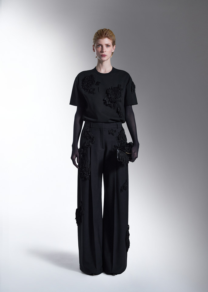 DEL CORE: PANTALONE A GAMBA LARGA