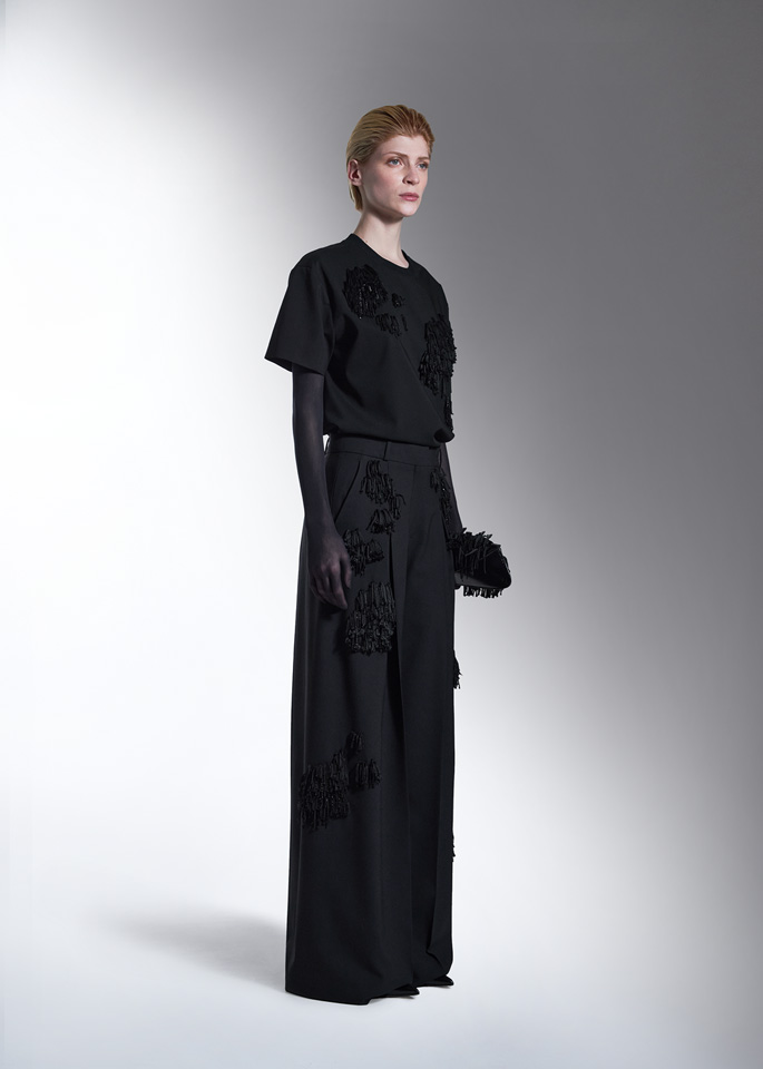 DEL CORE: PANTALONE A GAMBA LARGA