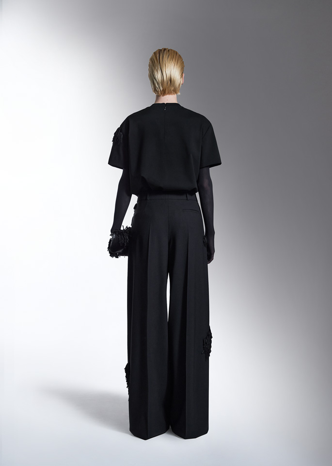 DEL CORE: PANTALONE A GAMBA LARGA