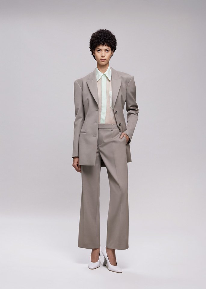DEL CORE: PANTALONE CROPPED A VITA BASSA