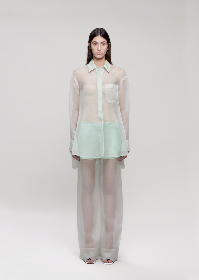 DEL CORE: LOW WAIST MASCULINE TROUSERS